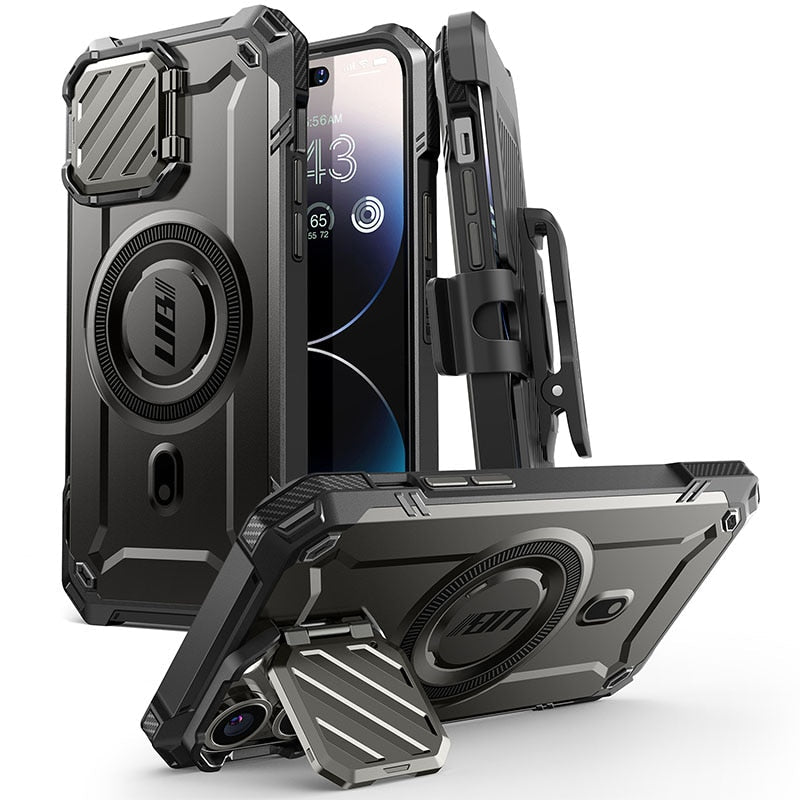 Full Body Rugged Case with Camera Cover & Built-in Kickstand For iPhone Pro Max - Premium Mobile Phone Cases from SUPCASE - Just $49! Shop now at Dressmycell.com Full Body Rugged Case with Camera Cover & Built-in Kickstand For iPhone Pro Max - Premium Mobile Phone Cases from SUPCASE - Just $49! Shop now at Dressmycell.com